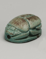 Scarab Inscribed With the Name Aakheperenre (Thutmose II), Glazed steatite